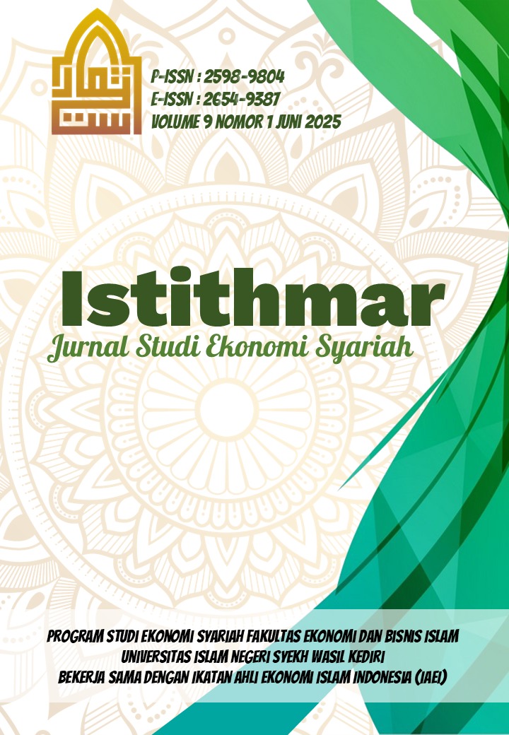 					View Vol. 9 No. 1 (2025): Istithmar : Jurnal Studi Ekonomi Syariah
				